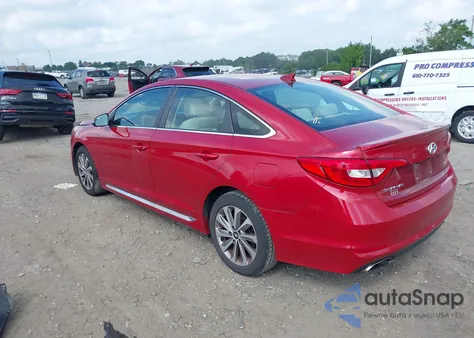 2017 Hyundai Sonata Sport z USA, uszkodzony, nr VIN 5NPE34AF8HH499023